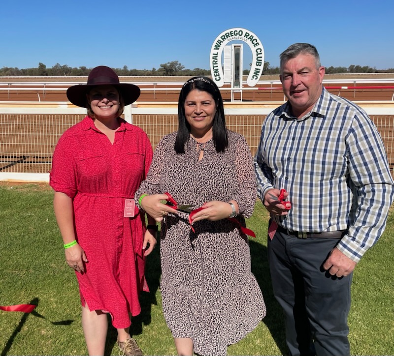 Charleville racetrack track is officially back in action.